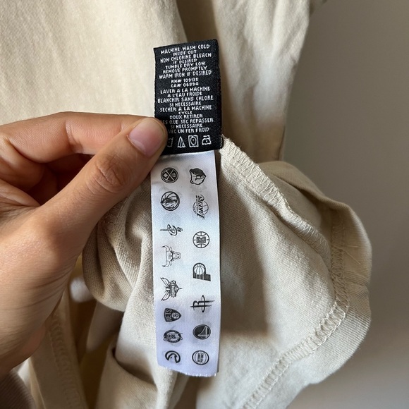 Ultra Game Los Angeles Lakers Cream T-Shirt - XL - Picture 6 of 12